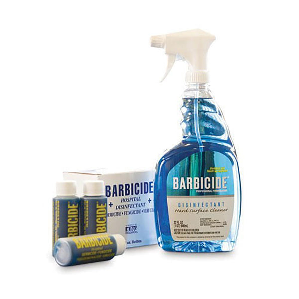 Barbicide Surface Spray Plus 6 x 60ml Concentrate Disinfectant Bullets