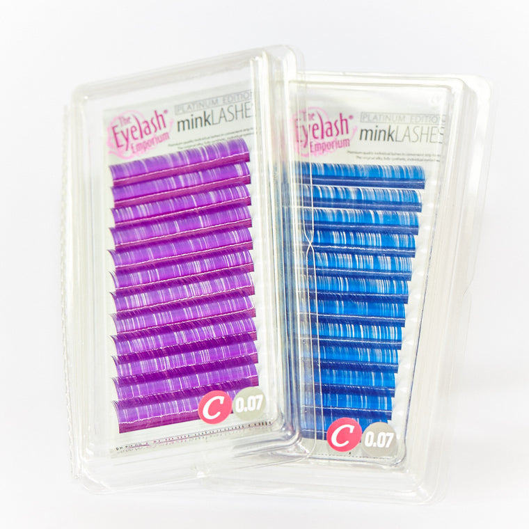 C-Curl Coloured 'Mink' Tray Lashes