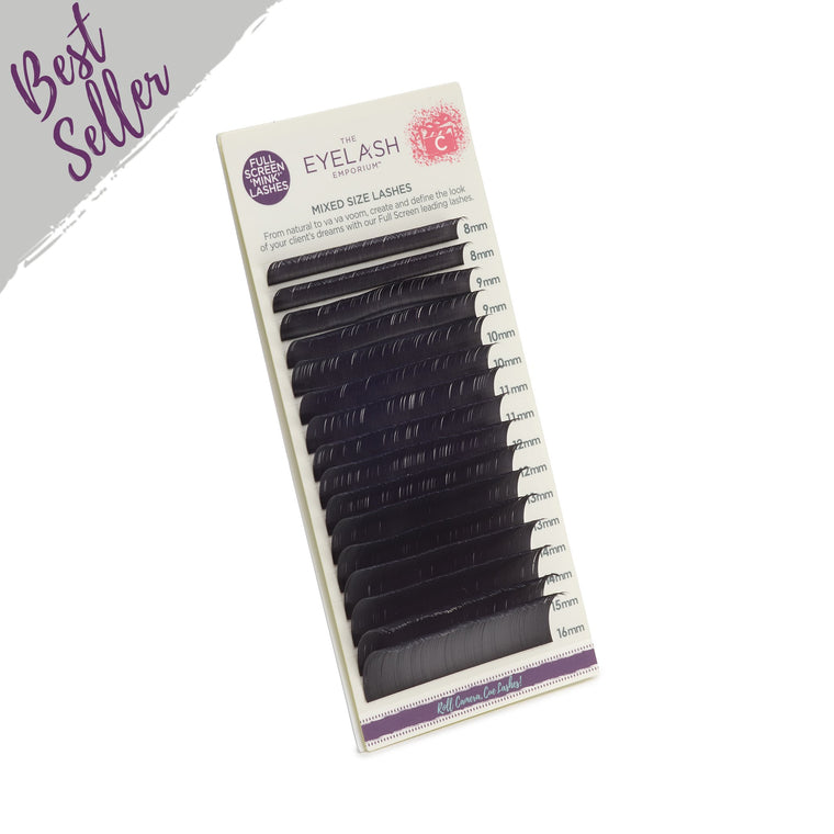 C-Curl Full Screen 'Mink' Lashes (Mixed Lengths)