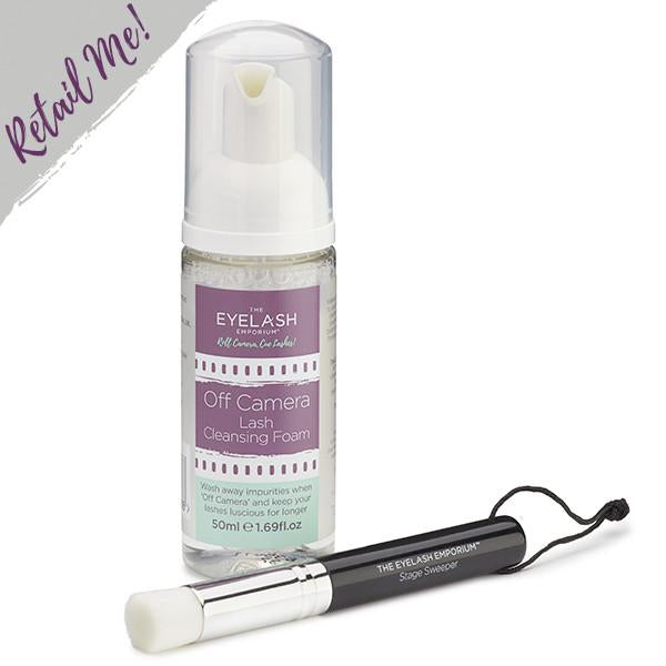 Lash Cleansing Foam and Stage Sweeper